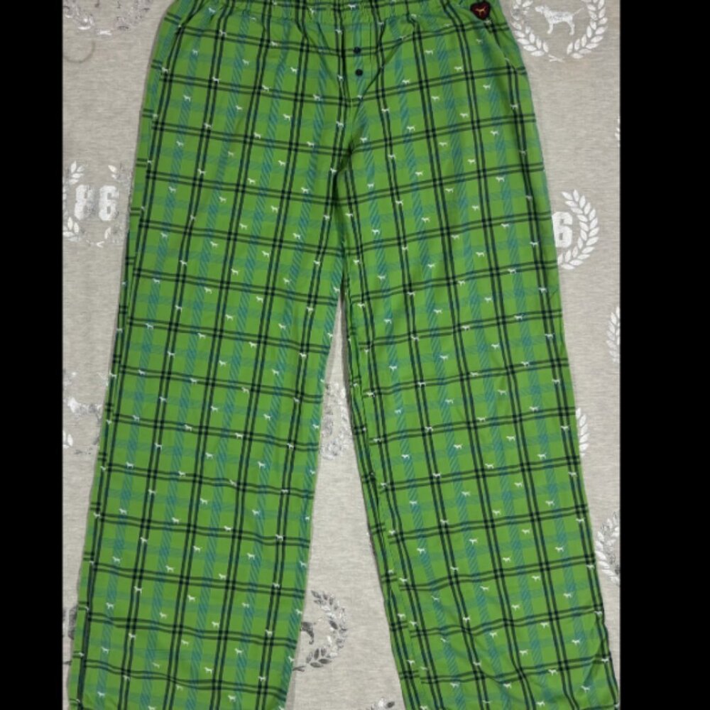 PINK VINTAGE SLEEP LOUNGE PANTS L